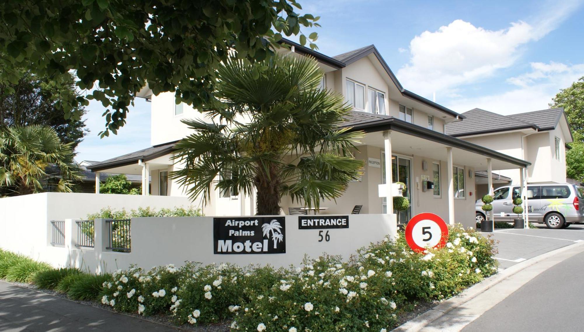 Airport Palms Motel Christchurch Dış mekan fotoğraf
