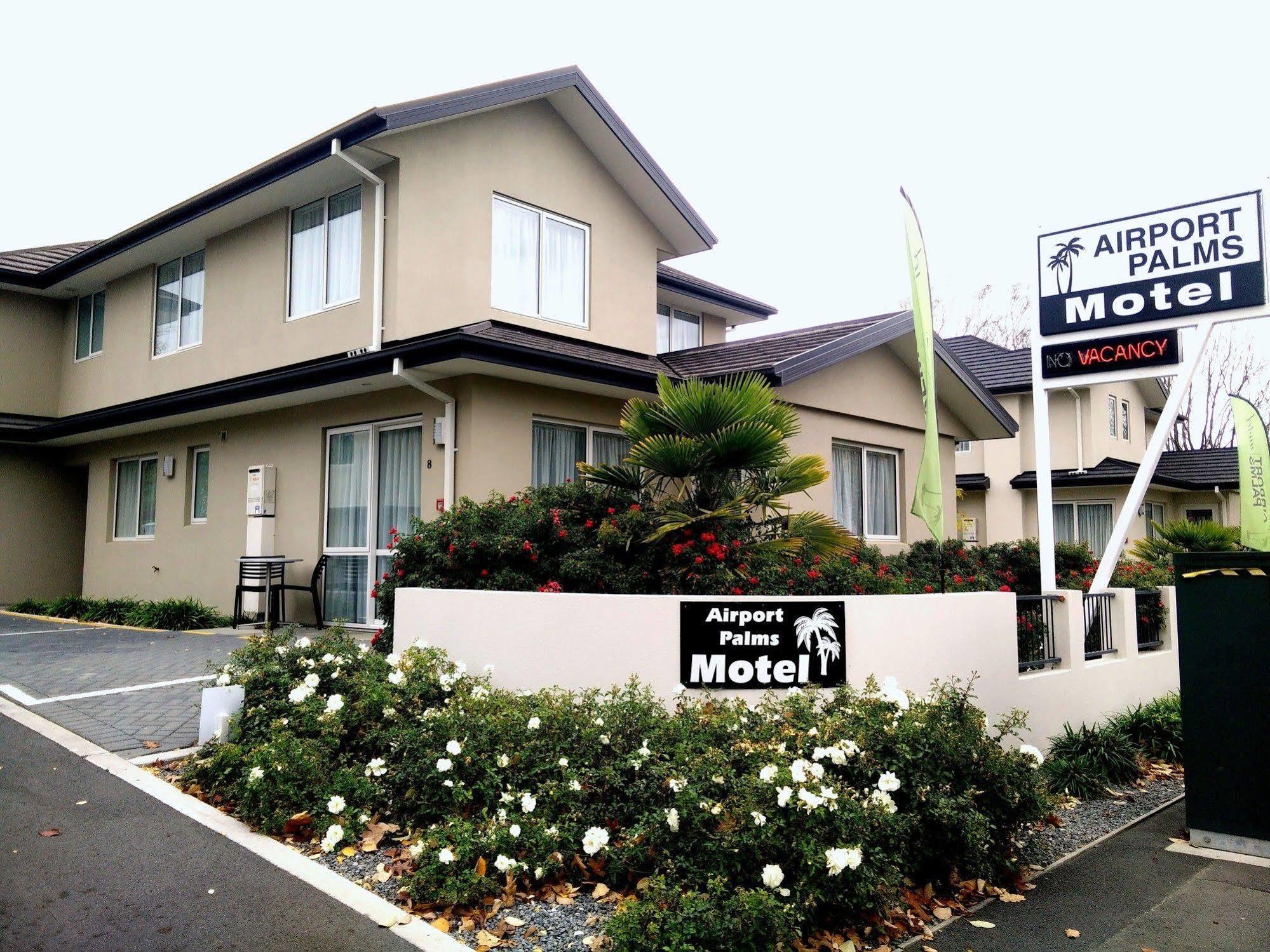 Airport Palms Motel Christchurch Dış mekan fotoğraf
