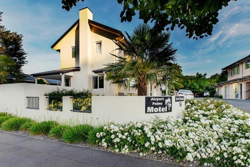 Airport Palms Motel Christchurch Dış mekan fotoğraf
