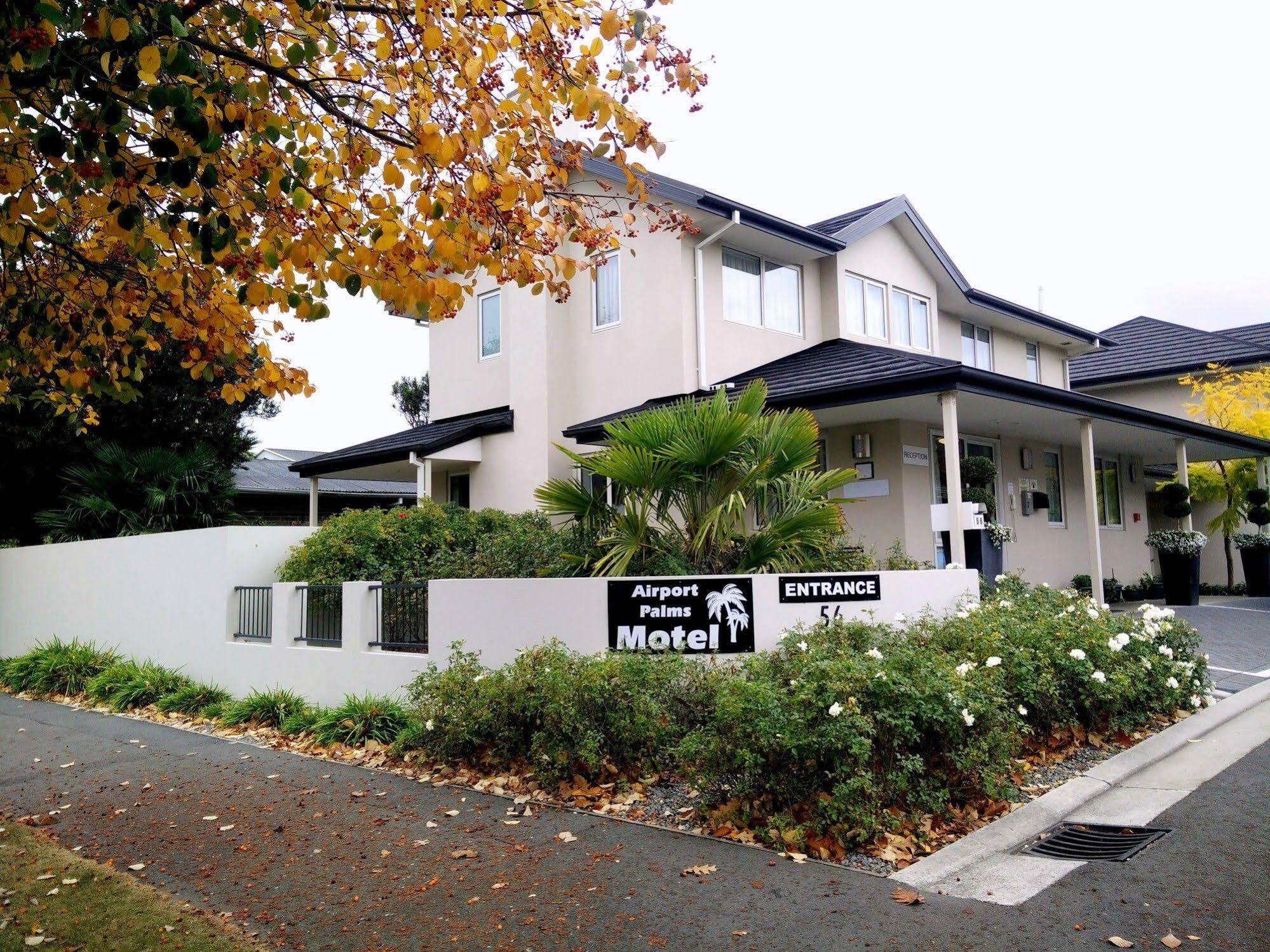 Airport Palms Motel Christchurch Dış mekan fotoğraf