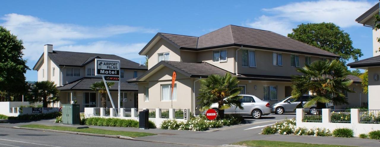 Airport Palms Motel Christchurch Dış mekan fotoğraf